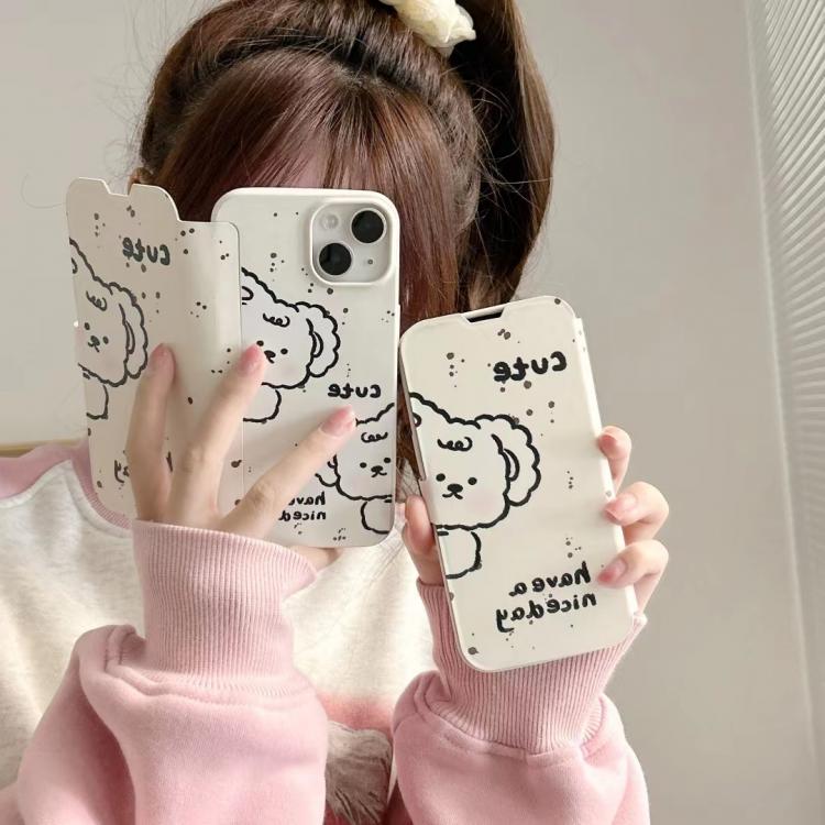 【KQ88】韓国風 ❤️ 手帳型ケース ❤️ iPhoneケース ❤️ 可愛い ❤️ スマホ ース